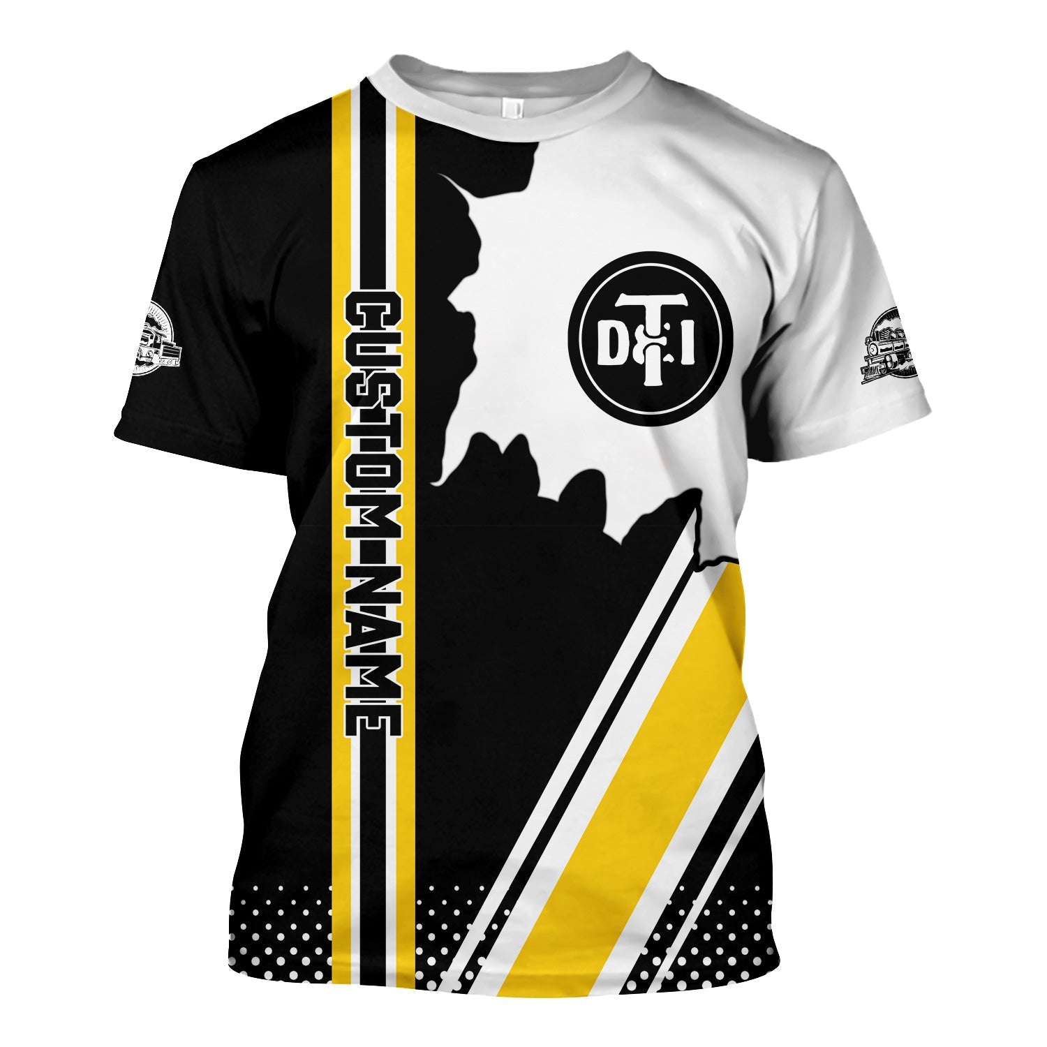 Railspirit Personalized Detroit Toledo And Ironton Railroad T-Shirt All Over Printed Unisex Shirt