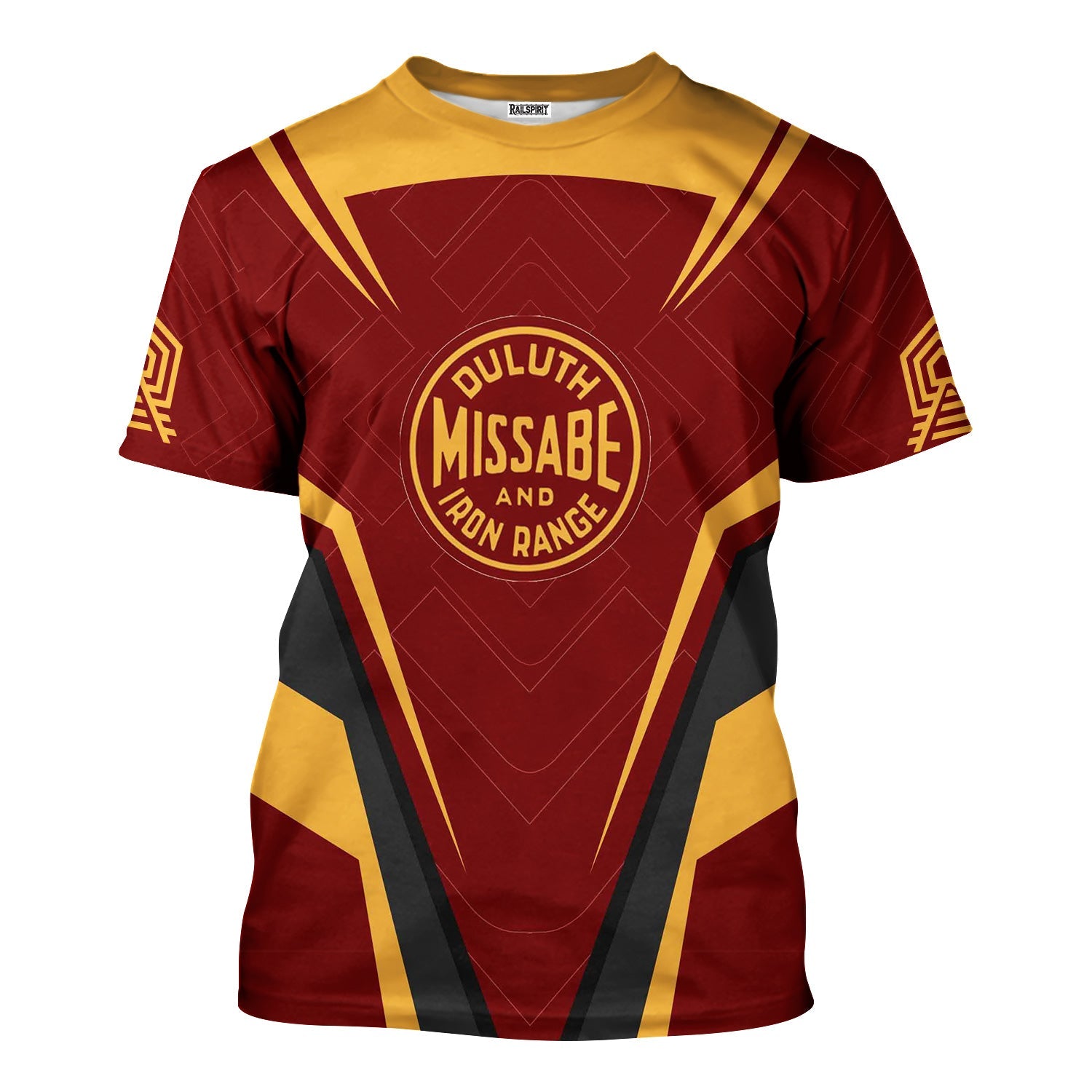 Railspirit Personalized Duluth, Missabe, & Iron Range Railroad T-Shirt Railway Inspired Apparel Train Shirt for Train Lovers