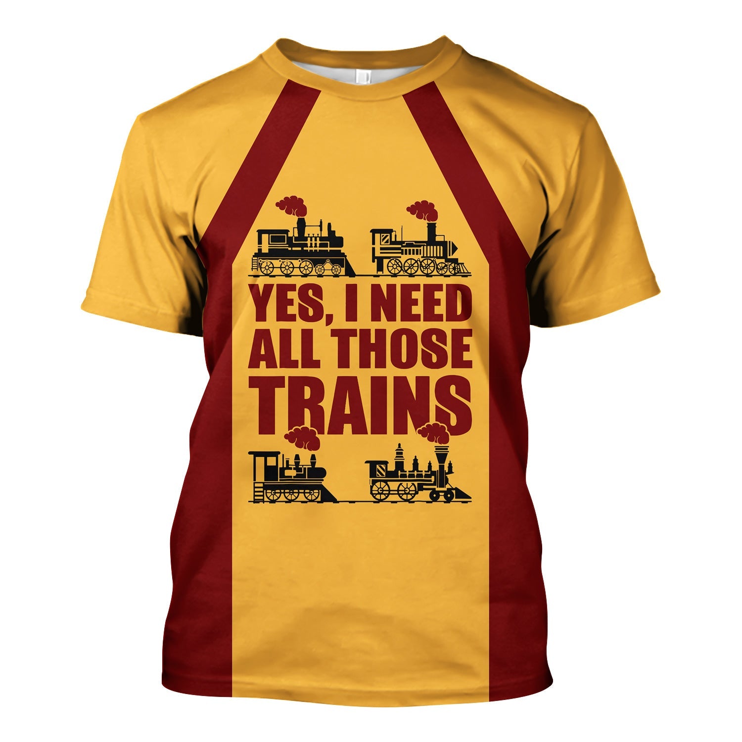 Railspirit Custom Name Duluth, Missabe, & Iron Range Railroad T Shirt Yes I Need All Those Train Printed Shirt