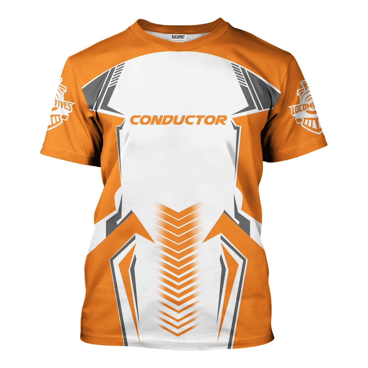 Railspirit Personalized BNSF Railway T-Shirt Standout Style with Custom Position Train Shirt