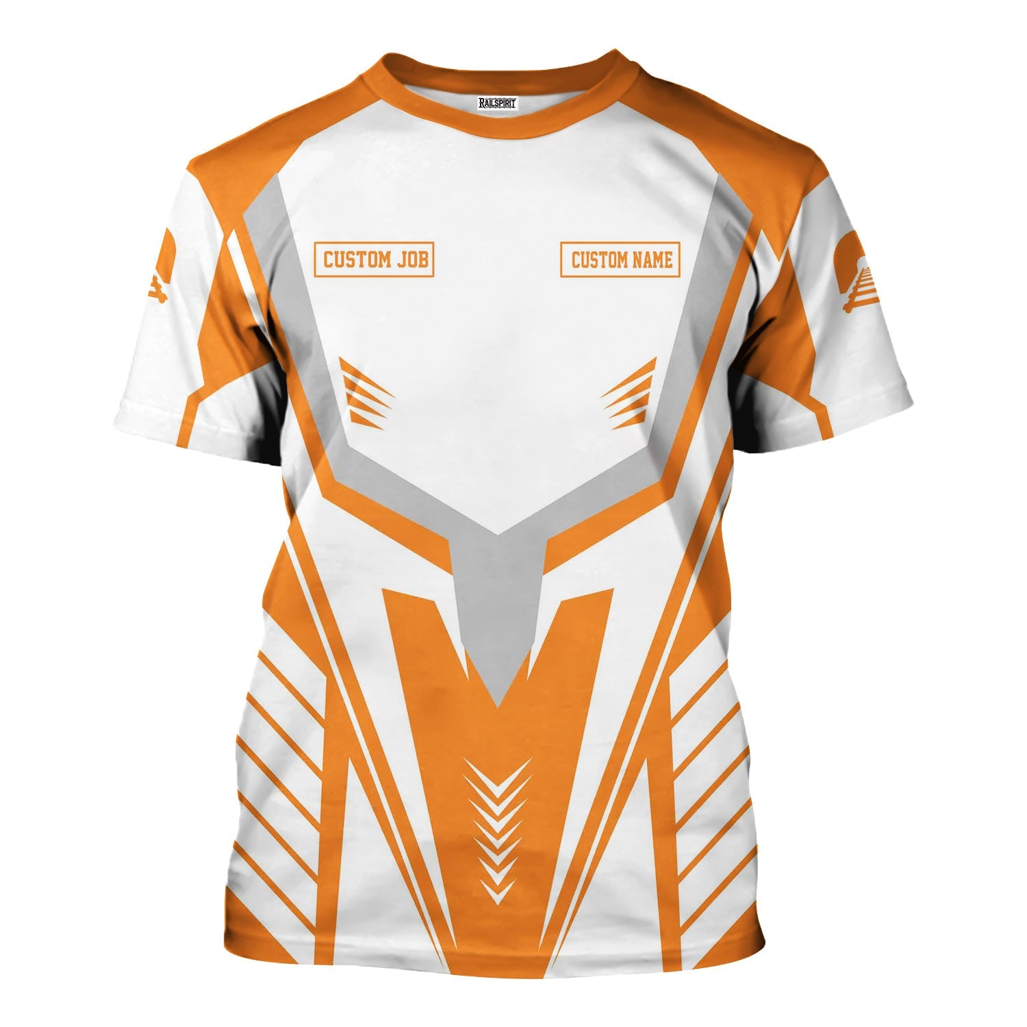 Railspirit Personalized BNSF Railway T-Shirt Workwear-Inspired with Custom Position Train Shirt