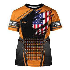 Railspirit Personalized BNSF Railway T Shirt American Eagle Vintage Train Shirt