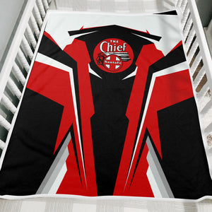 Railspirit Personalized The Chief Santa Fe Railroad Blanket Strong Line Train Blanket Gift Idea For Train Lover