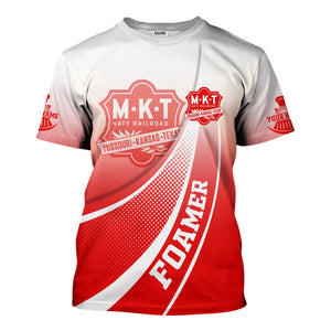 Railspirit Personalized Katy Railroad T-Shirt Railway-Themed Style Shirt Gift Idea For Trainspotter