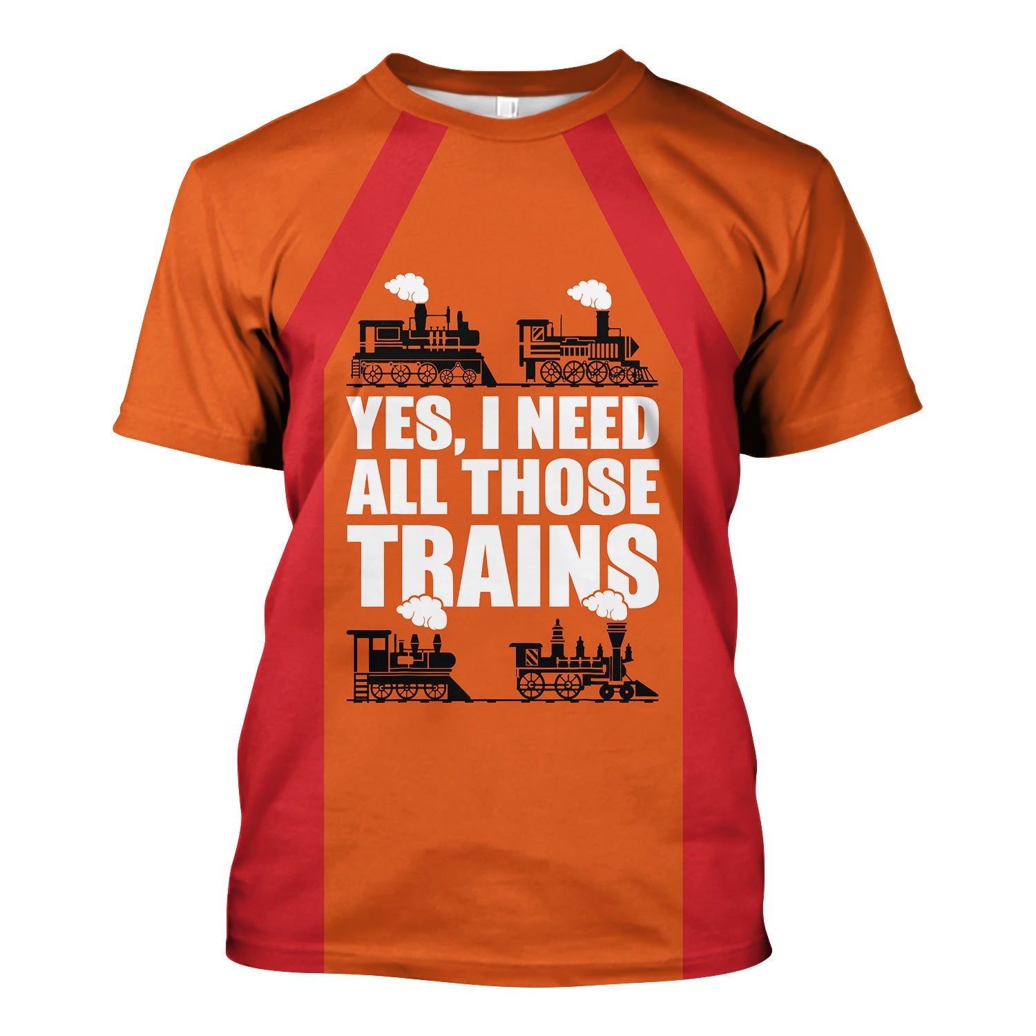 Railspirit Custom Name Pacific Electric Railroad T Shirt Yes I Need All Those Train Printed Shirt