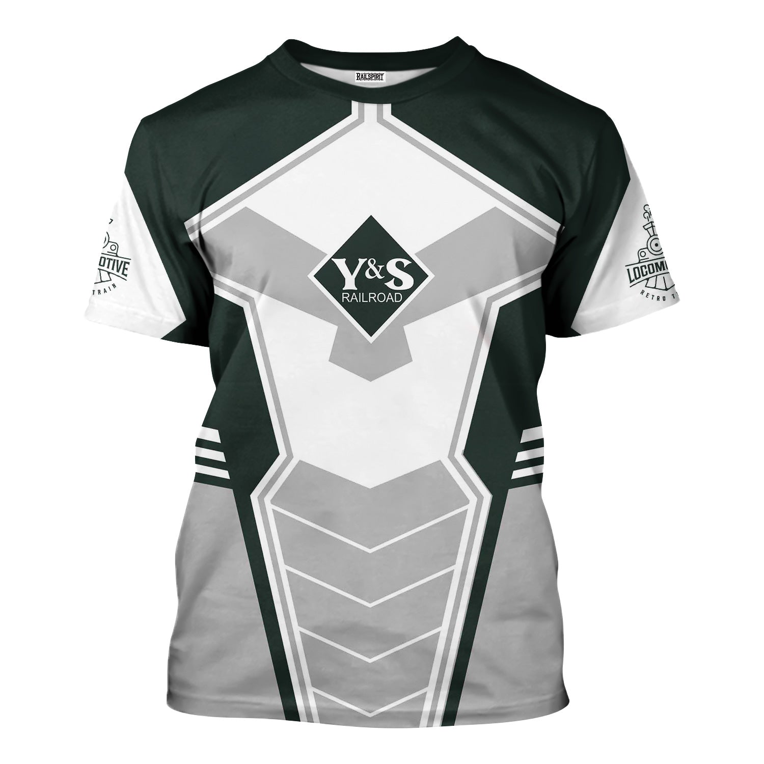 Railspirit Personalized Youngstown & Southern Railroad T-Shirt Engine-Inspired Style Train Shirt for Railroad Fanatic