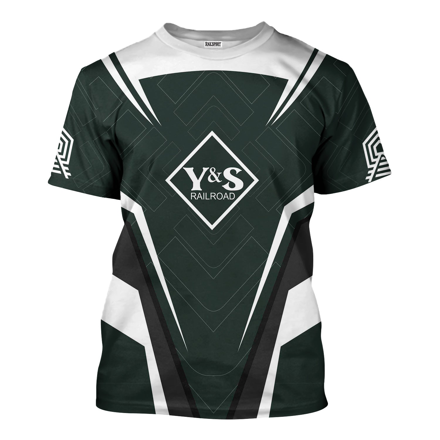 Railspirit Personalized Youngstown & Southern Railroad T-Shirt Railway Inspired Apparel Train Shirt for Train Lovers