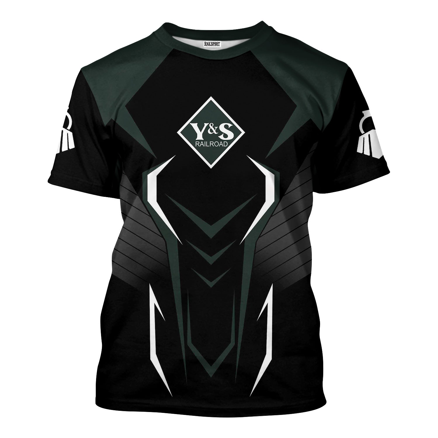 Railspirit Personalized Youngstown & Southern Railroad T-Shirt Dynamic Design Style Perfect Shirt for Train Enthusiasts