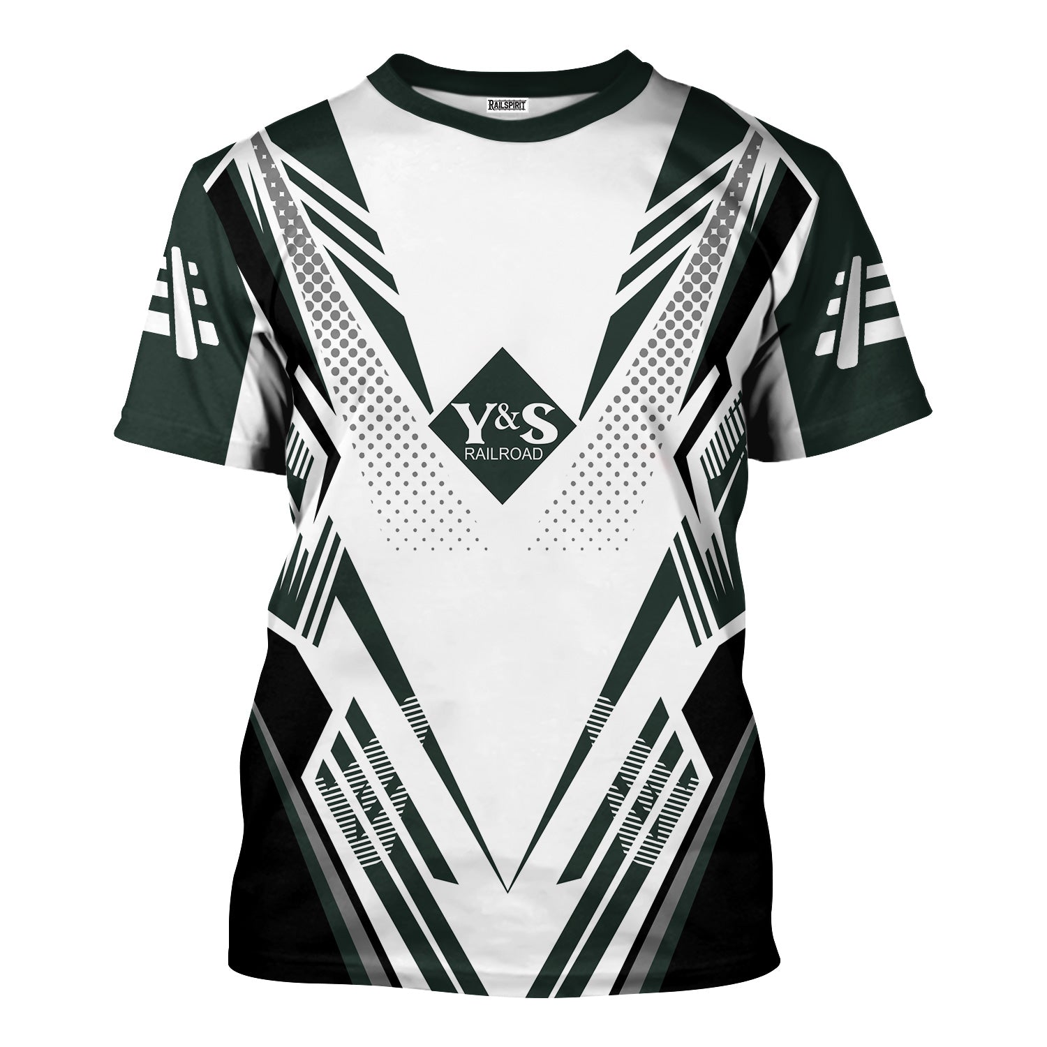 Railspirit Personalized Youngstown & Southern Railroad T-Shirt Railroad Tribute Design Train Shirt for Train Lovers