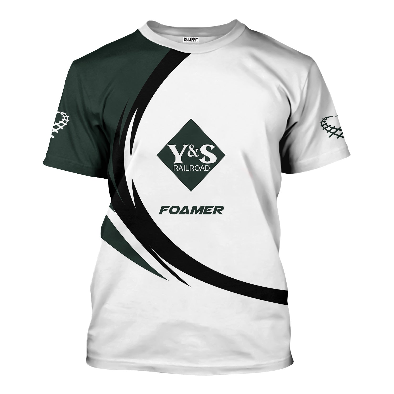 Railspirit Personalized Youngstown & Southern Railroad T-Shirt Unique Graphic Style Shirt For Train Enthusiasts