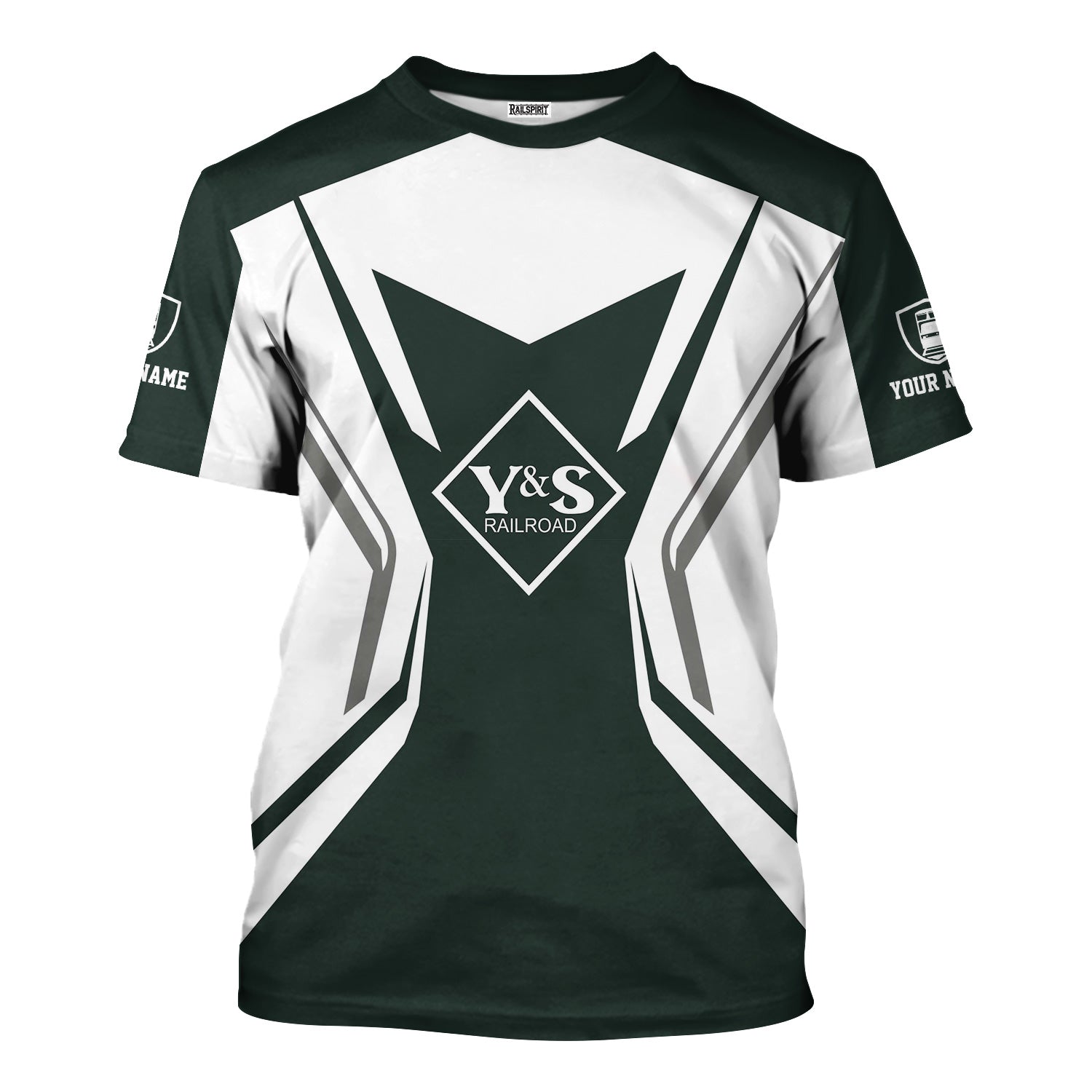 Railspirit Personalized Youngstown & Southern Railroad T-Shirt Unique Style with Custom Job Train Shirt