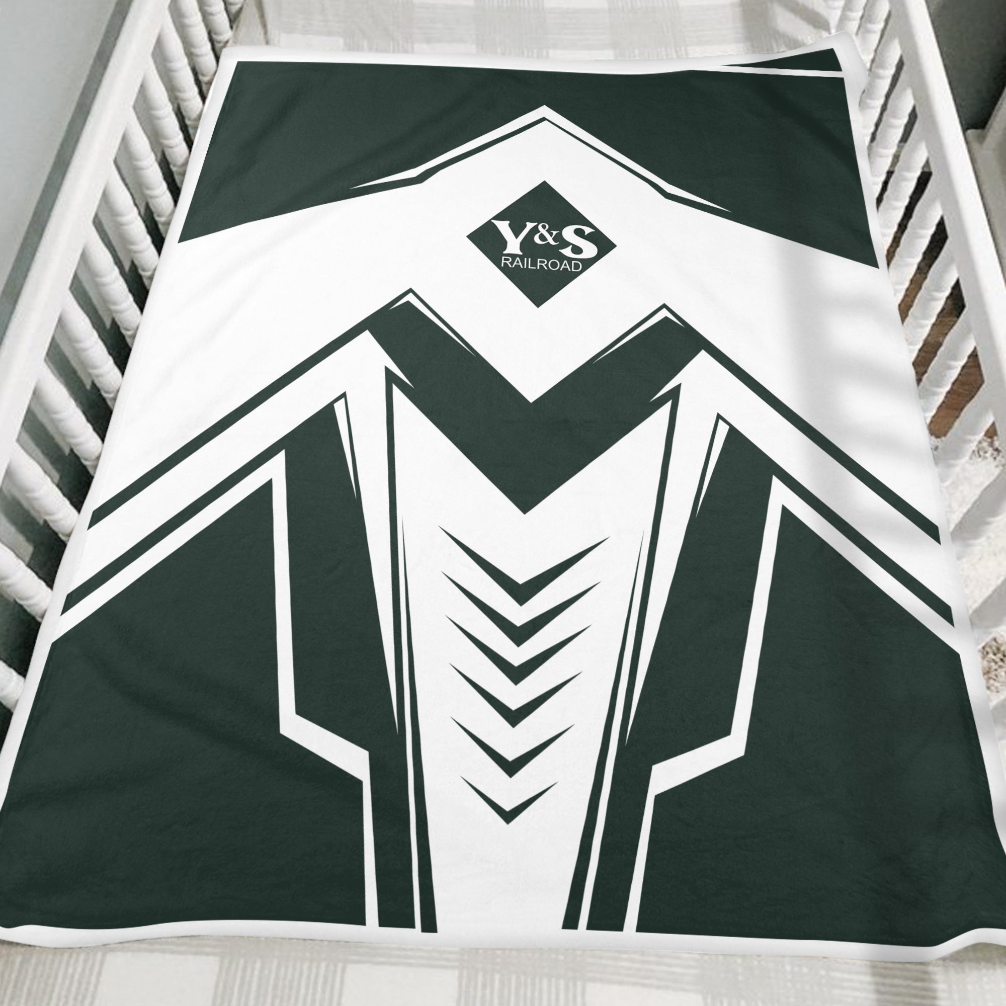 Railspirit Youngstown & Southern Railroad Blanket Railway Trainspotter Style Blanket Gift Idea For Foamers