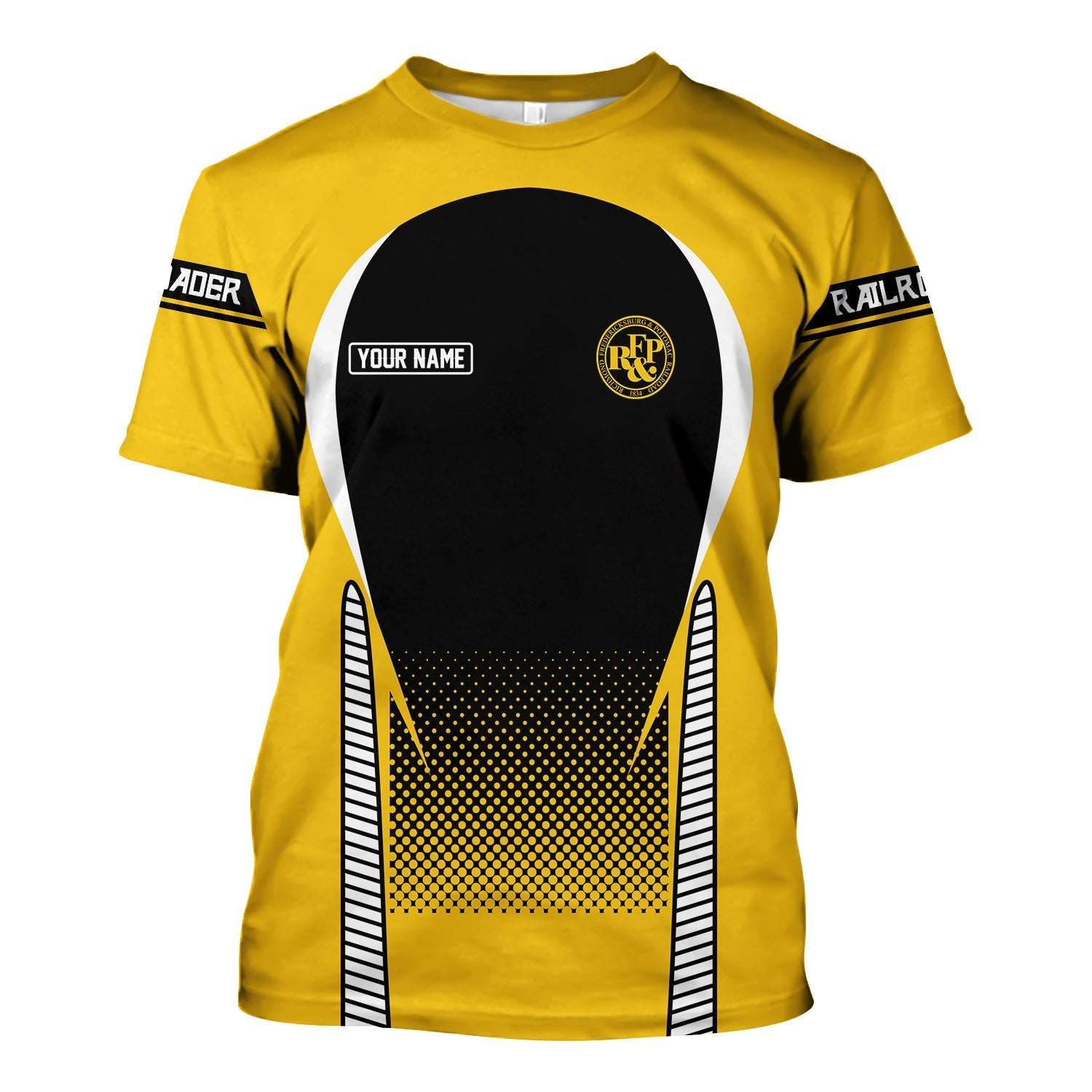 Railspirit Personalized Richmond, Fredericksburg And Potomac Railroad T Shirt Stress Is Caused By Not Having Enough Trains Shirt All Over Print