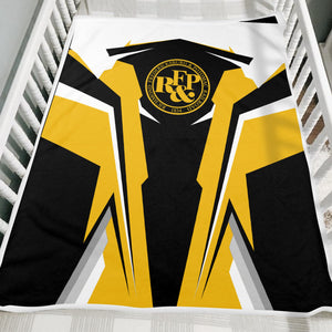 Railspirit Personalized Richmond, Fredericksburg And Potomac Railroad Blanket Strong Line Train Blanket Gift Idea For Train Lover