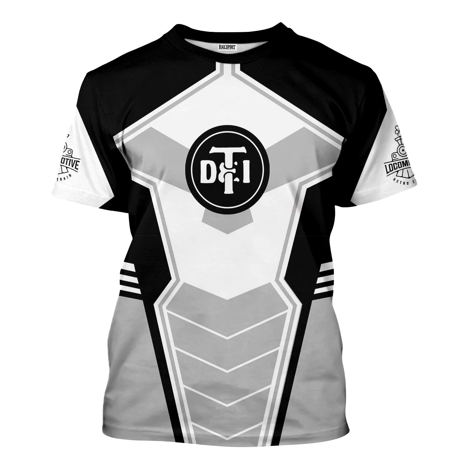 Railspirit Personalized Detroit Toledo And Ironton Railroad T-Shirt Engine-Inspired Style Train Shirt for Railroad Fanatic