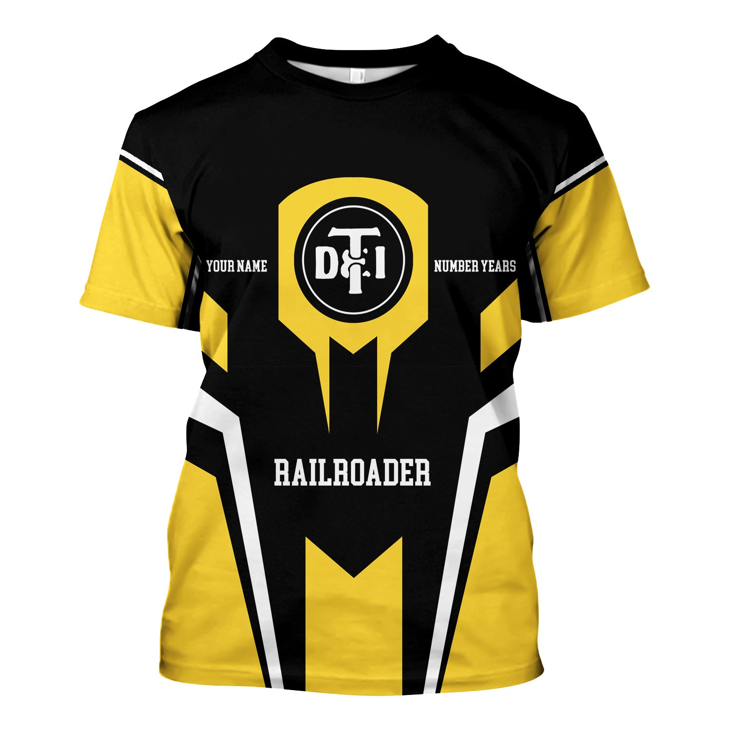 Railspirit Personalized Detroit Toledo And Ironton Railroad T-Shirt Custom Year Railroader Shirt Gift Idea For Train Lover