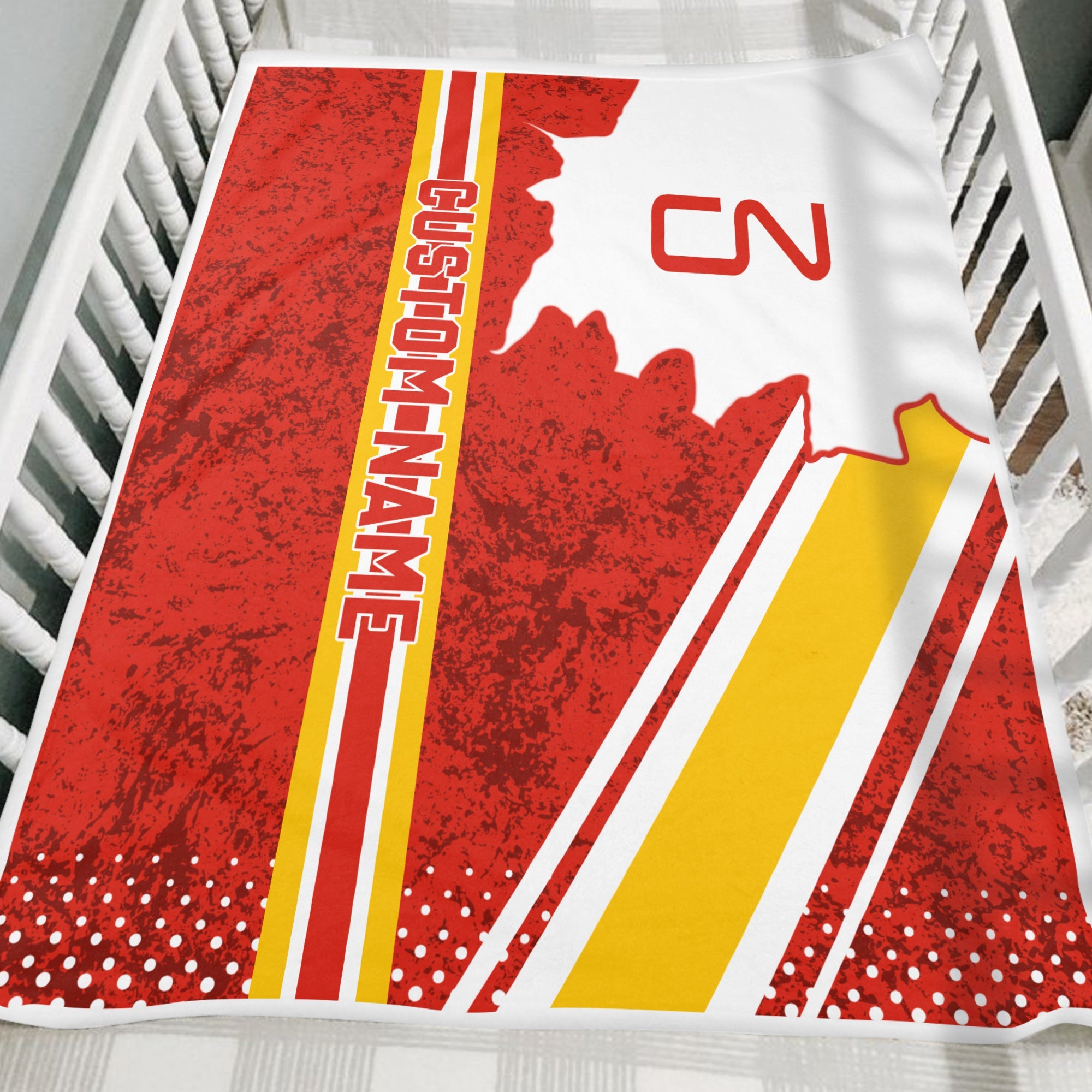 Railspirit Personalized Canadian National Railroad Blanket Vintage All Over Printed Blanket