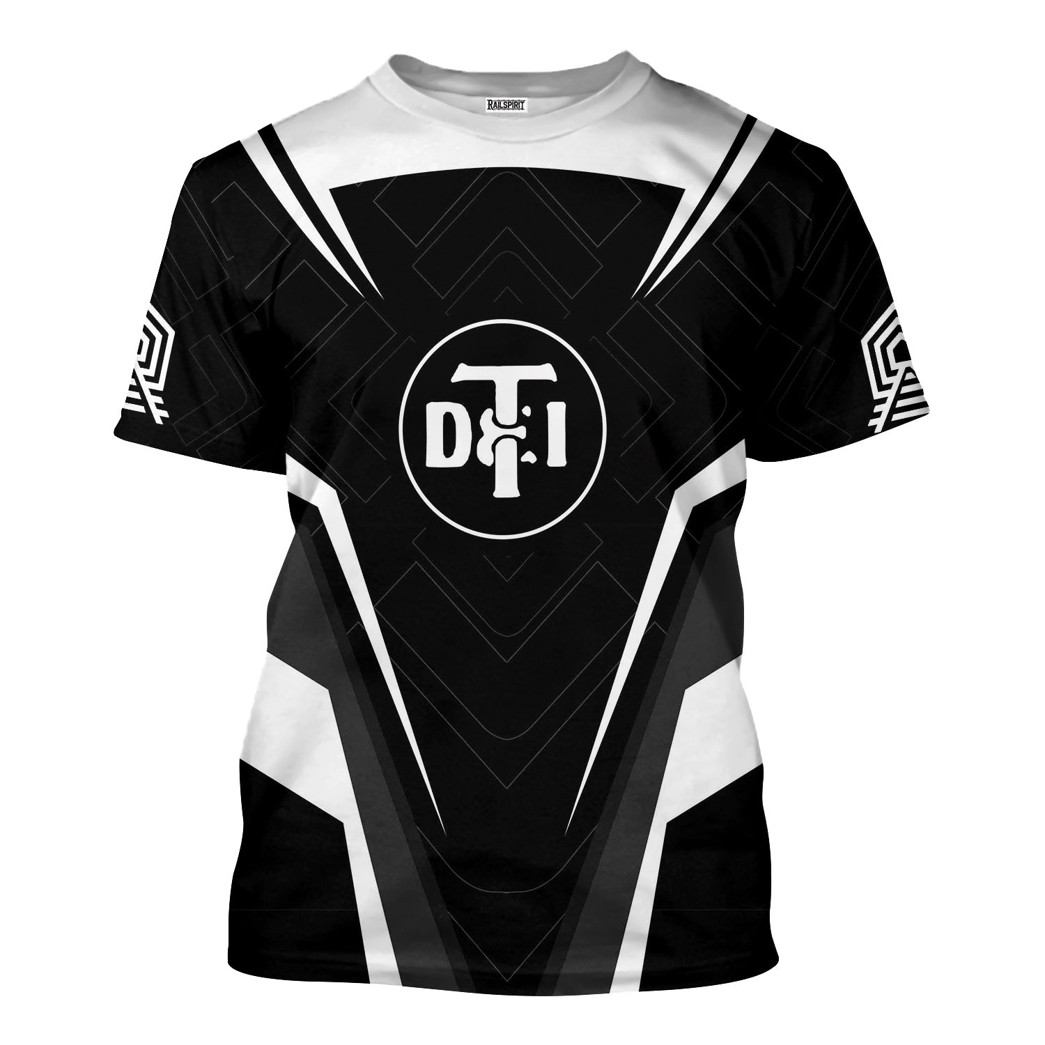 Railspirit Personalized Detroit Toledo And Ironton Railroad T-Shirt Railway Inspired Apparel Train Shirt for Train Lovers