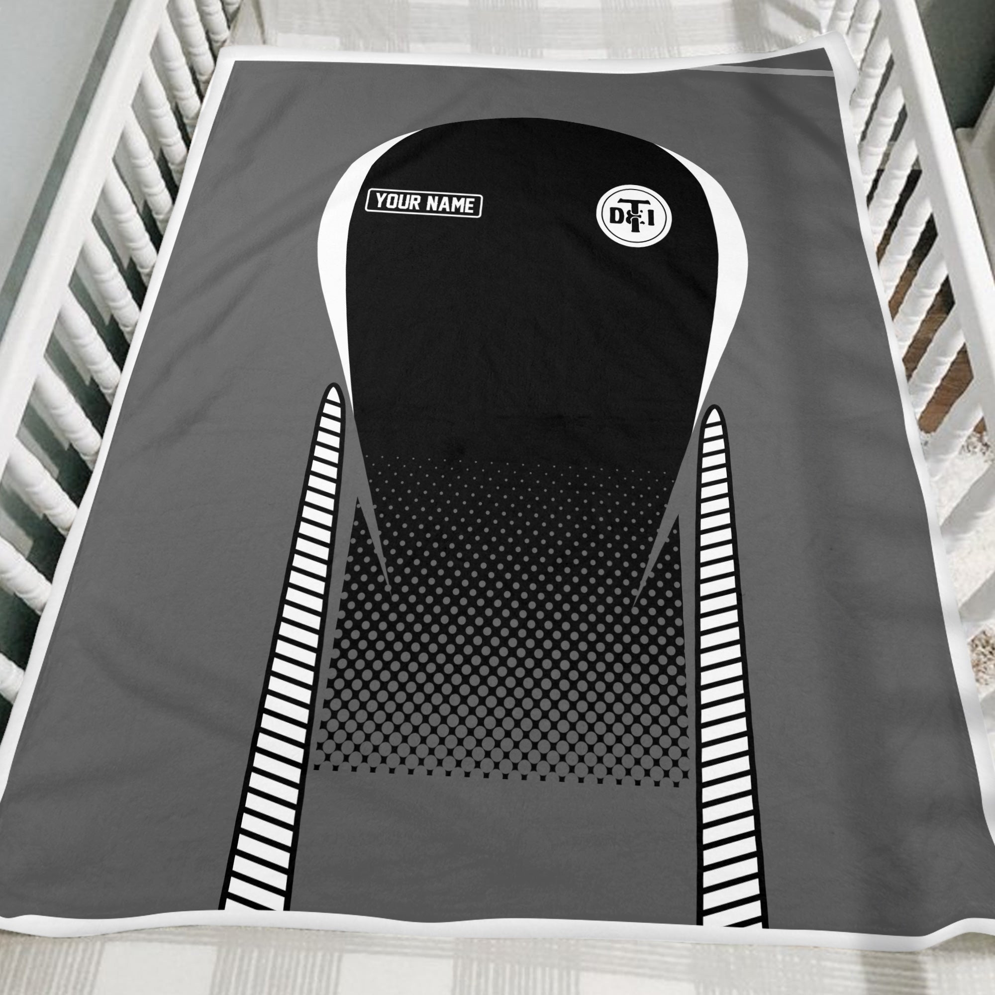 Railspirit Personalized Detroit Toledo And Ironton Railroad Blanket Train Blanket Gift Idea For Train Lover