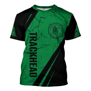 Railspirit Personalized Pittsburgh And Lake Erie Railroad T-Shirt Crackle Texture Style Shirt For Trackhead