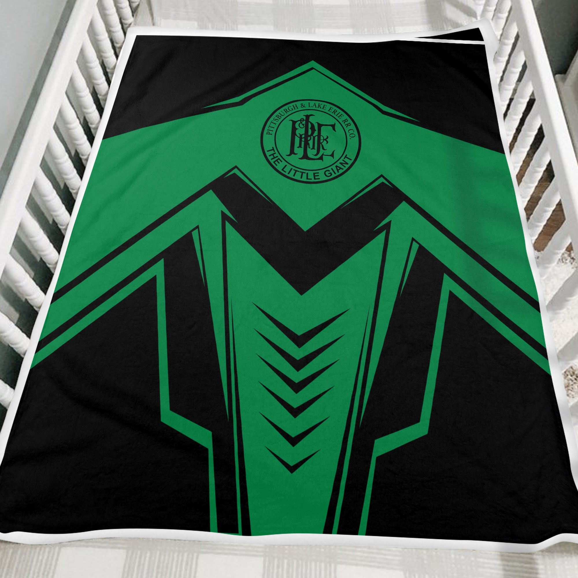 Railspirit Pittsburgh And Lake Erie Railroad Blanket Railway Trainspotter Style Blanket Gift Idea For Foamers