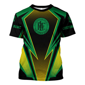 Railspirit Personalized Pittsburgh And Lake Erie Railroad T-Shirt Lightning Graphic Style Shirt Gift Idea For Train Lover