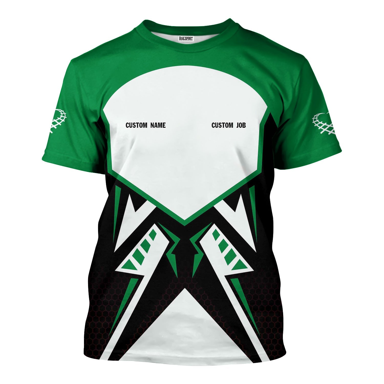 Railspirit Personalized Pittsburgh And Lake Erie Railroad T-Shirt Vibriant Style with Custom Position Train Shirt