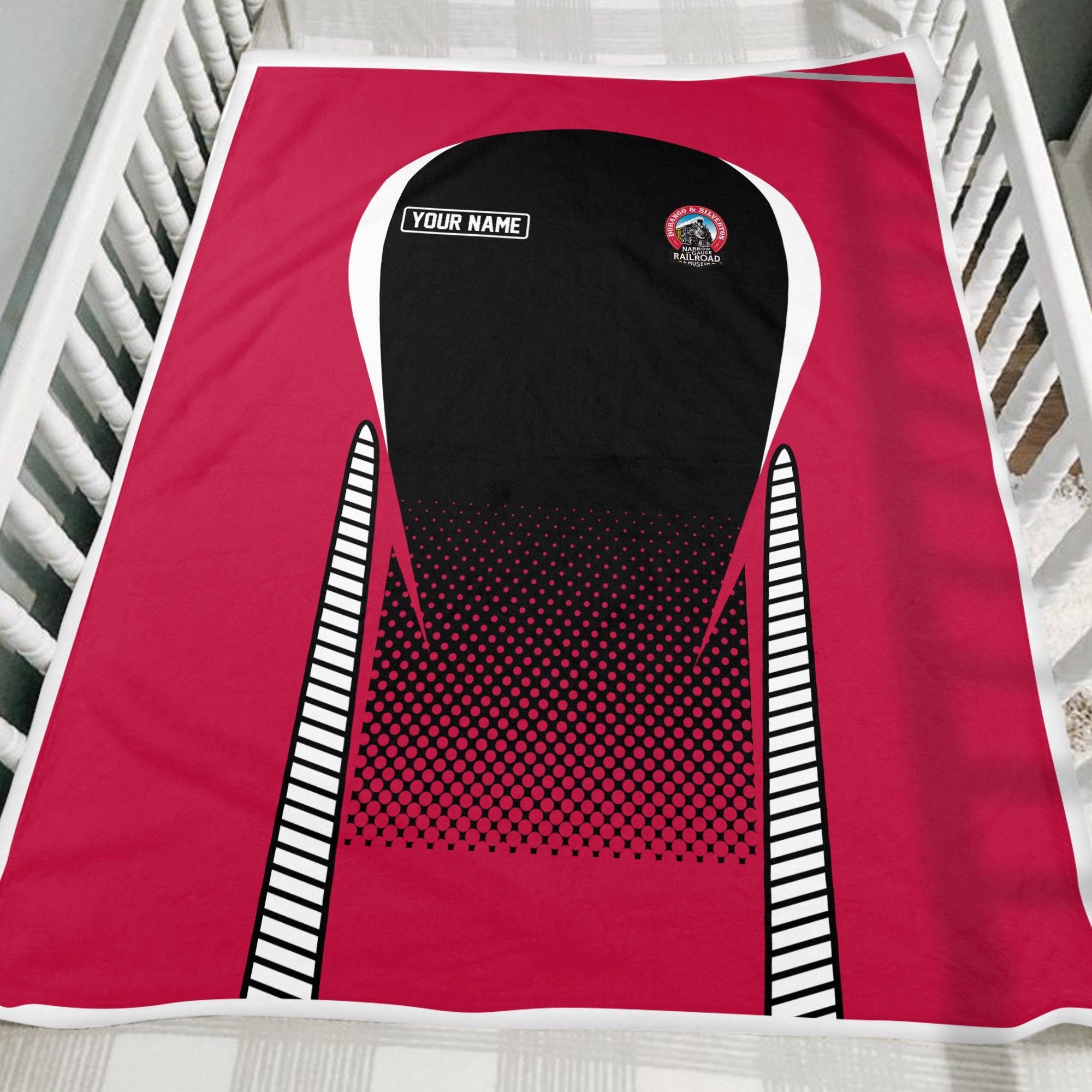 Railspirit Personalized Durango And Silverton Narrow Gauge Railroad Blanket Train Blanket Gift Idea For Train Lover