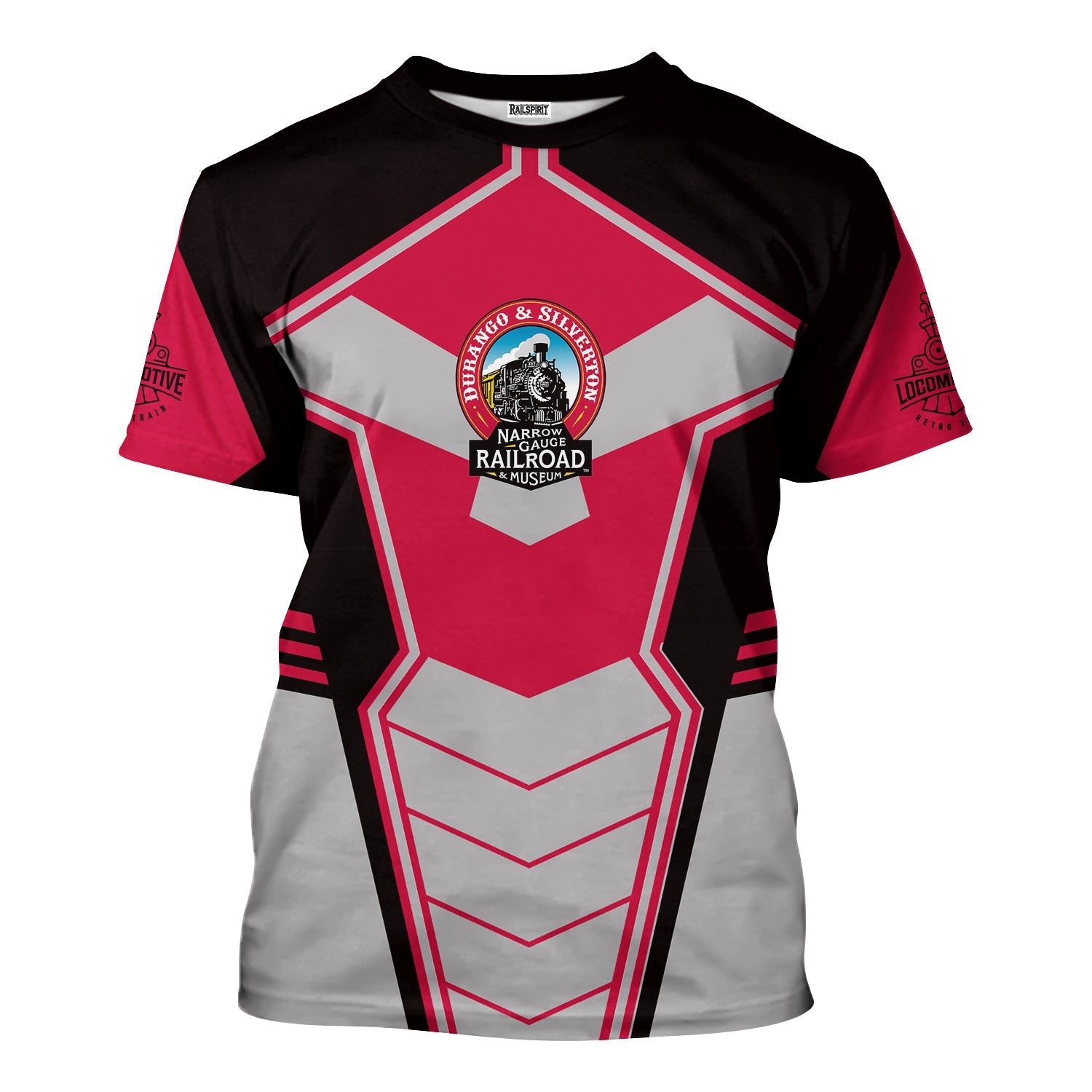 Railspirit Personalized Durango And Silverton Narrow Gauge Railroad T-Shirt Engine-Inspired Style Train Shirt for Railroad Fanatic