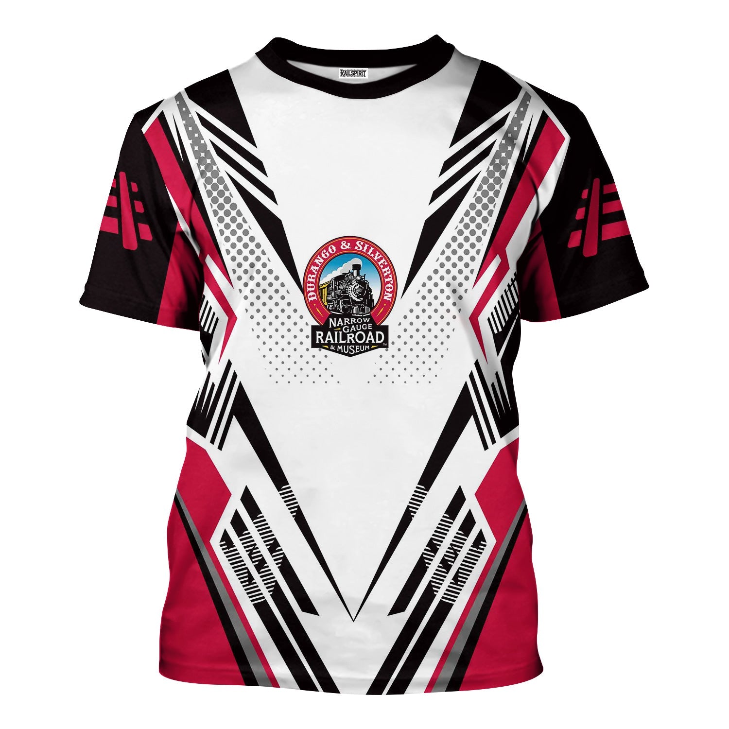 Railspirit Personalized Durango And Silverton Narrow Gauge Railroad T-Shirt Railroad Tribute Design Train Shirt for Train Lovers