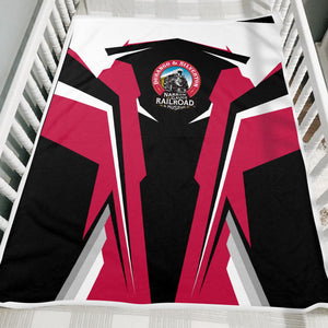 Railspirit Personalized Durango And Silverton Narrow Gauge Railroad Blanket Strong Line Train Blanket Gift Idea For Train Lover