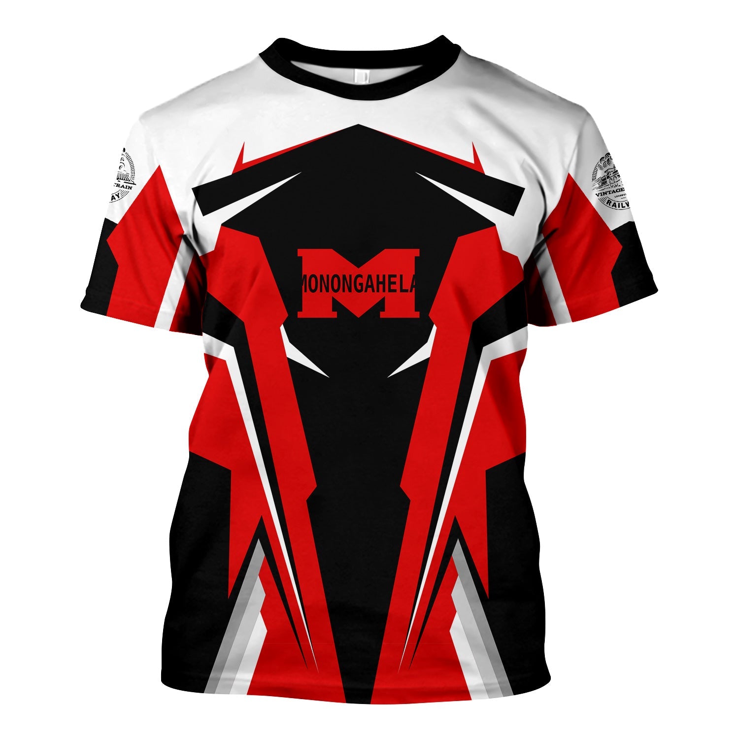 Railspirit Personalized Monongahela Railroad T Shirt Strong Line Style Train Unisex Shirt All Over Print