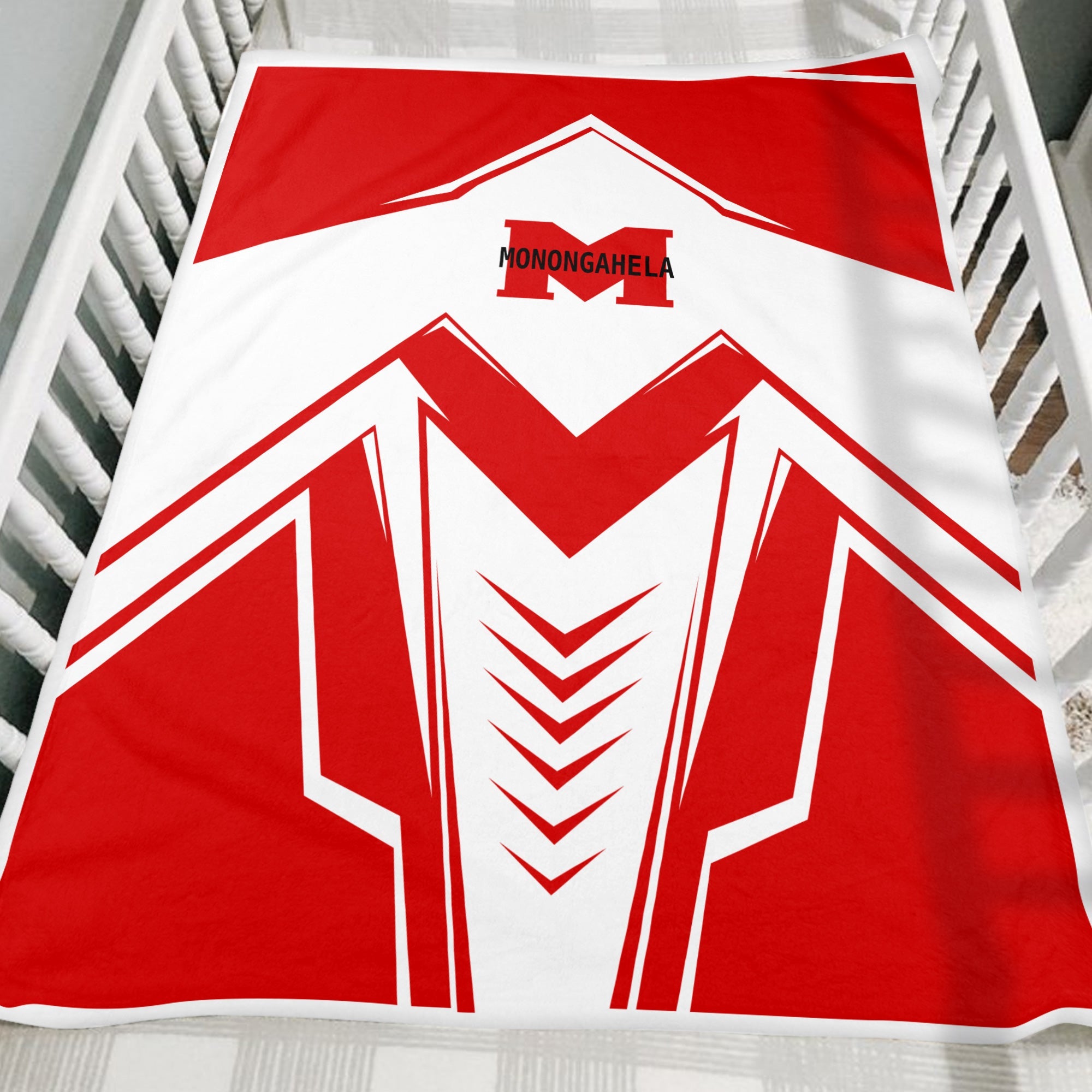 Railspirit Monongahela Railroad Blanket Railway Trainspotter Style Blanket Gift Idea For Foamers