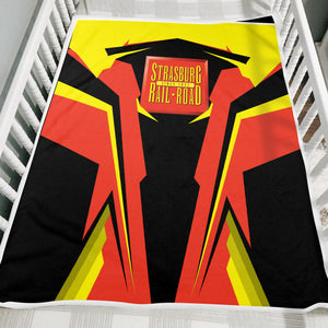 Railspirit Personalized Strasburg Railroad Blanket Strong Line Train Blanket Gift Idea For Train Lover