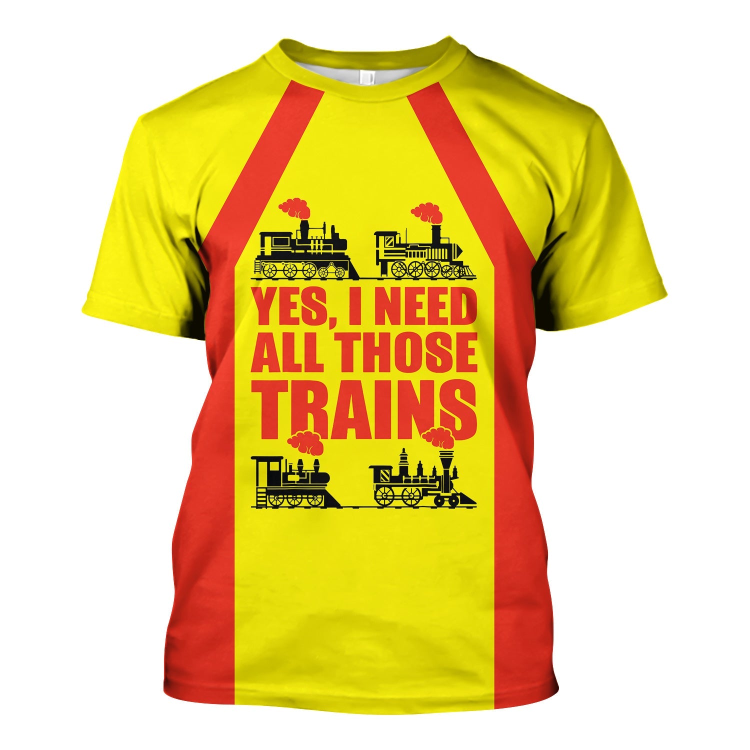 Railspirit Custom Name Strasburg Railroad T Shirt Yes I Need All Those Train Printed Shirt