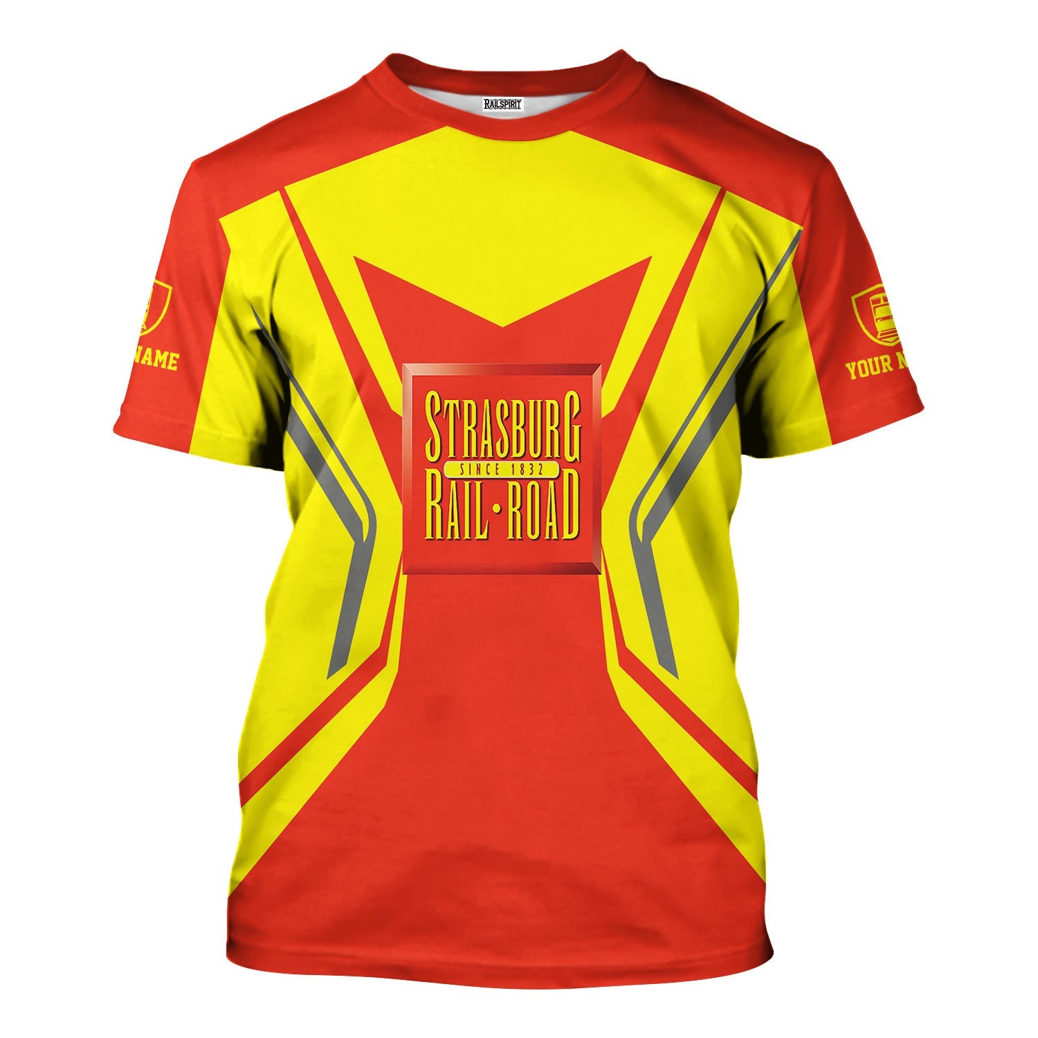 Railspirit Personalized Strasburg Railroad T-Shirt Unique Style with Custom Job Train Shirt