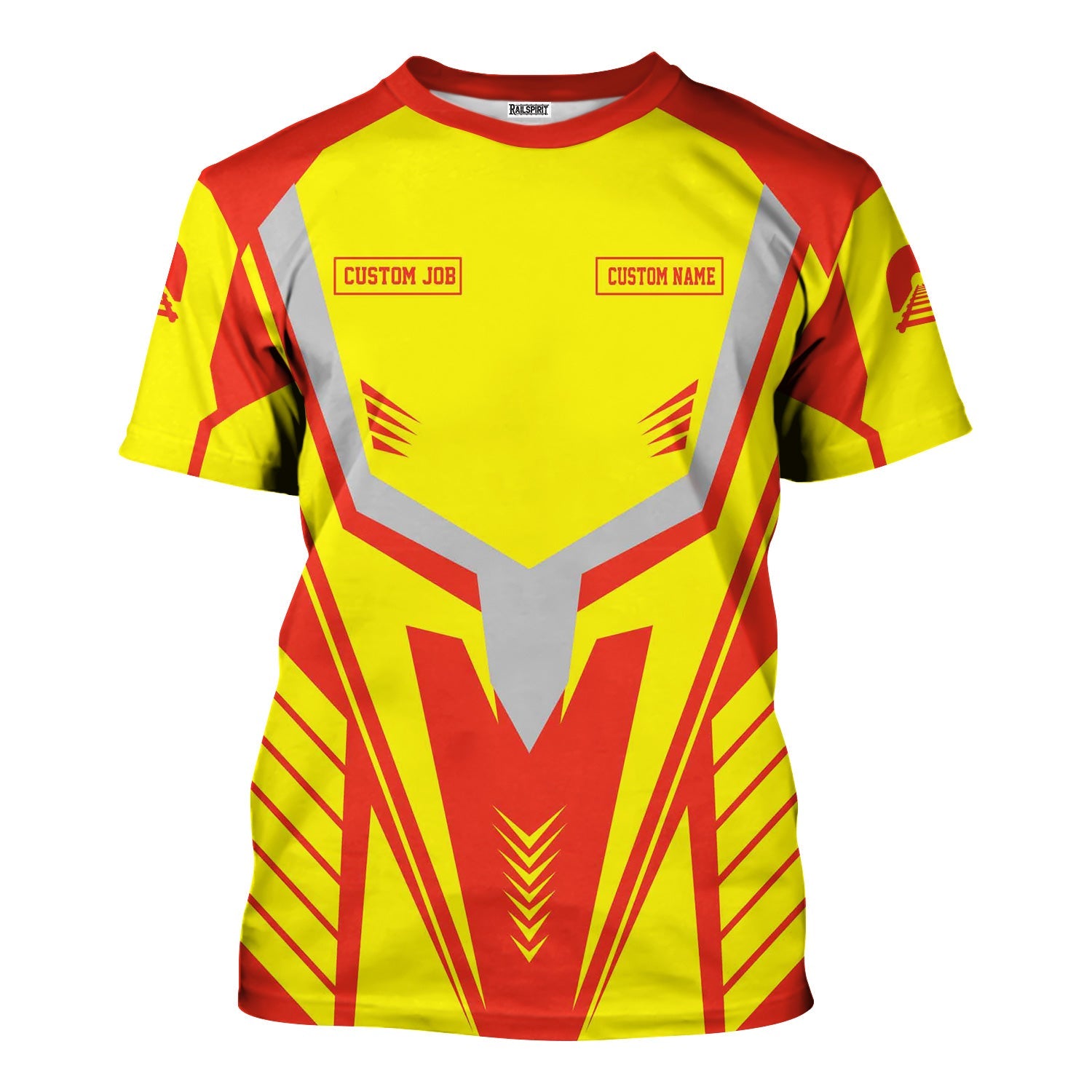 Railspirit Personalized Strasburg Railroad T-Shirt Workwear-Inspired with Custom Position Train Shirt