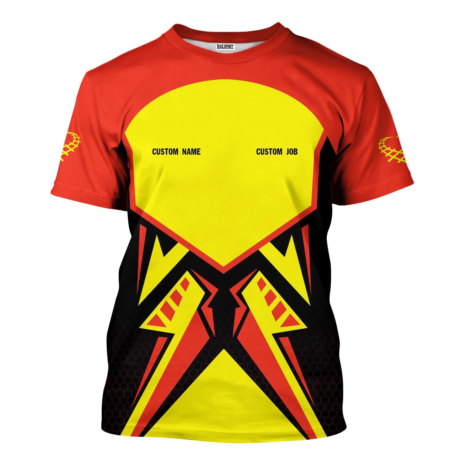 Railspirit Personalized Strasburg Railroad T-Shirt Vibriant Style with Custom Position Train Shirt