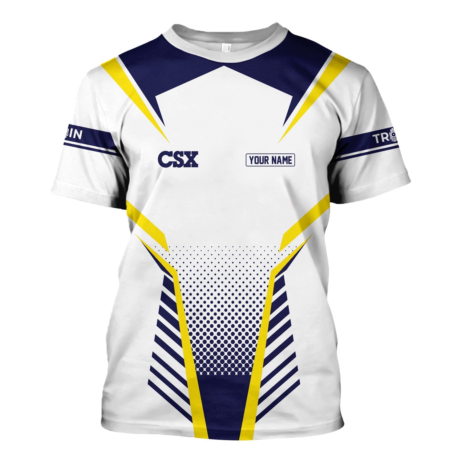 Railspirit Personalized CSX Transportation Railroad T Shirt Unisex Train Shirt All Over Print