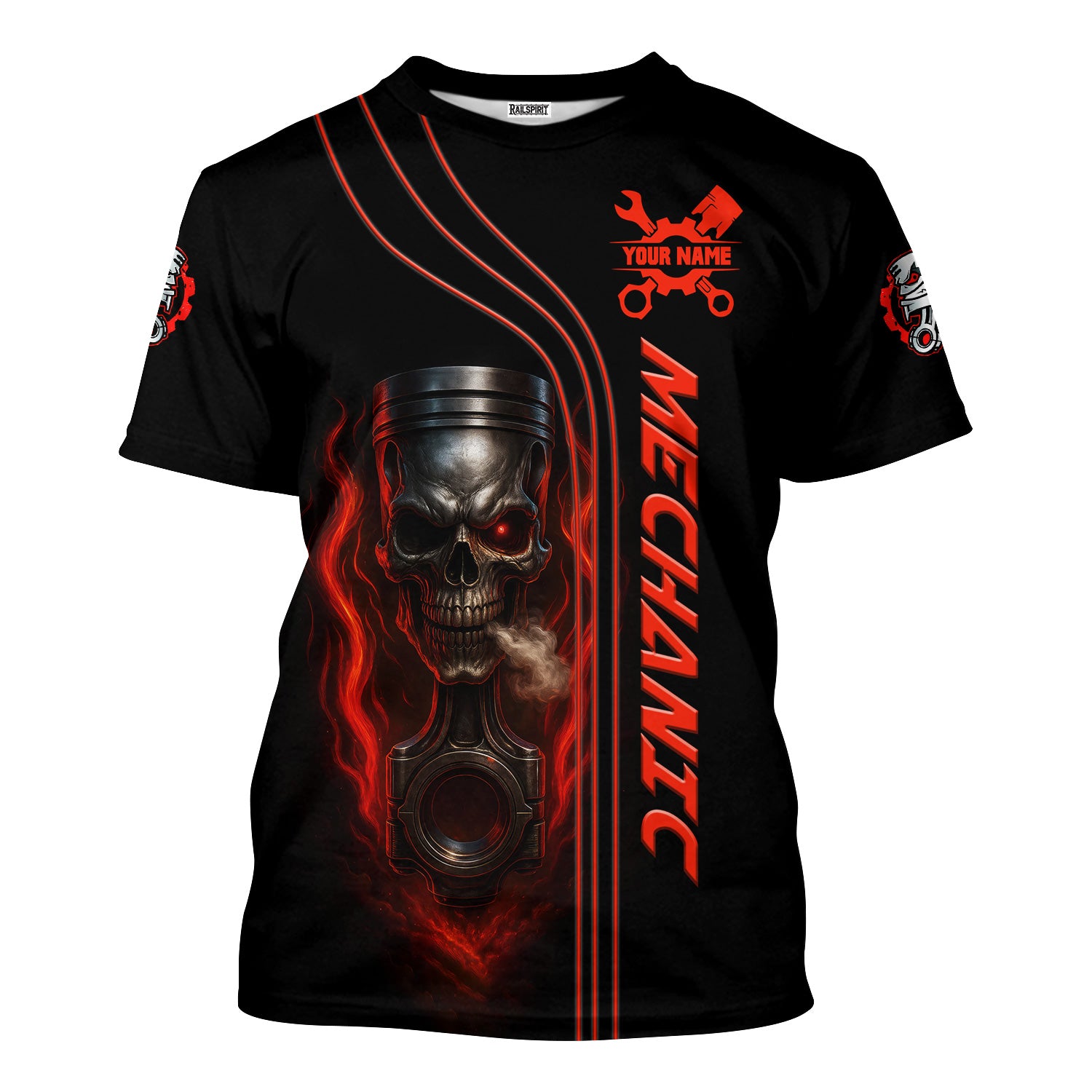 Personalized T-Shirt When Life Gets Me Down I'll Just Drop A Gear Disappear Shirt for Mechanics