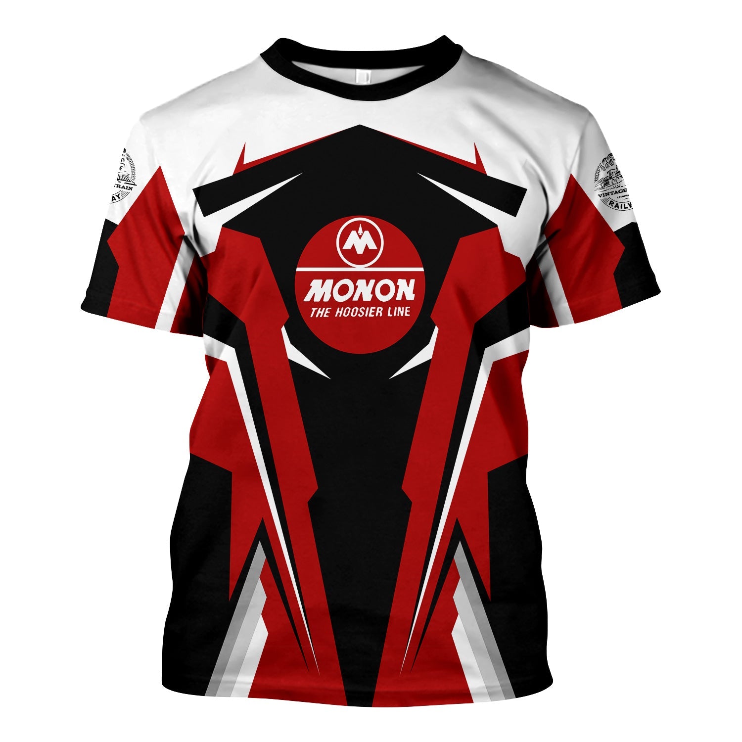 Railspirit Personalized Monon Railroad T Shirt Strong Line Style Train Unisex Shirt All Over Print