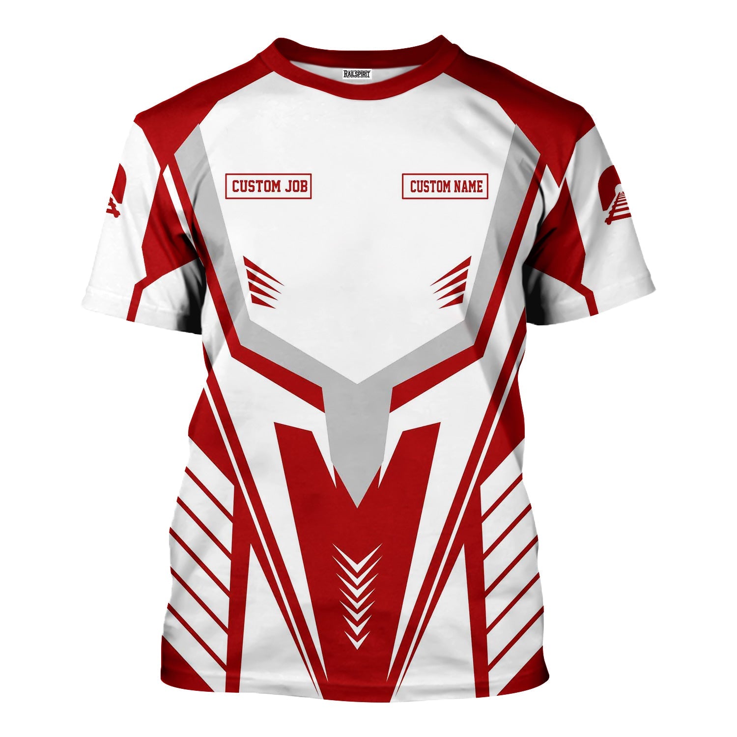 Railspirit Personalized Monon Railroad T-Shirt Workwear-Inspired with Custom Position Train Shirt