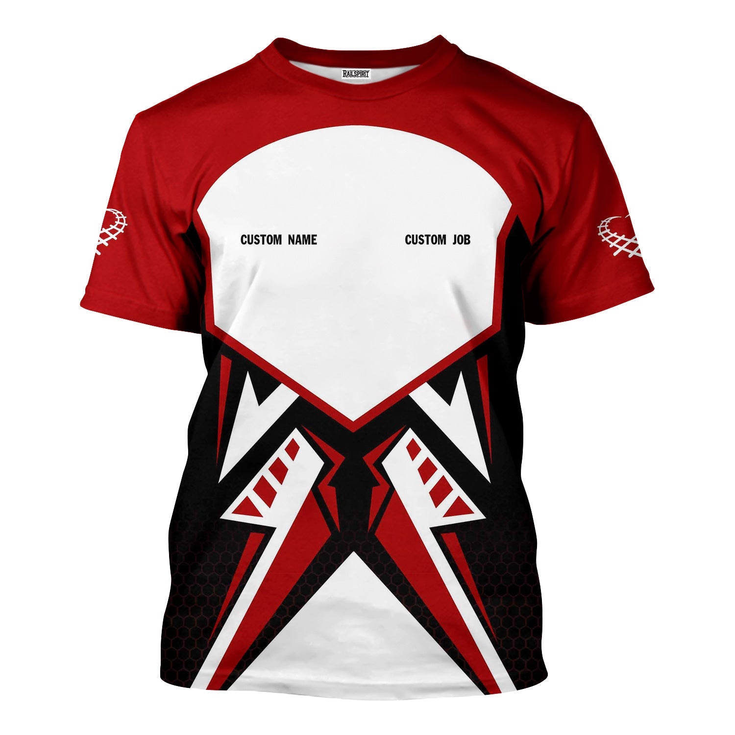 Railspirit Personalized Monon Railroad T-Shirt Vibriant Style with Custom Position Train Shirt