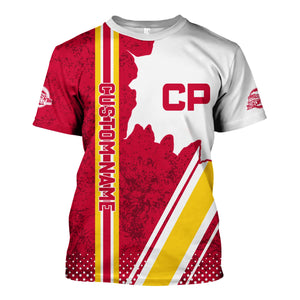 Railspirit Personalized Canadian Pacific Railroad T-Shirt All Over Printed Unisex Shirt