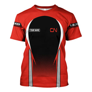 Railspirit Personalized Canadian National Railroad T Shirt Stress Is Caused By Not Having Enough Trains Shirt All Over Print