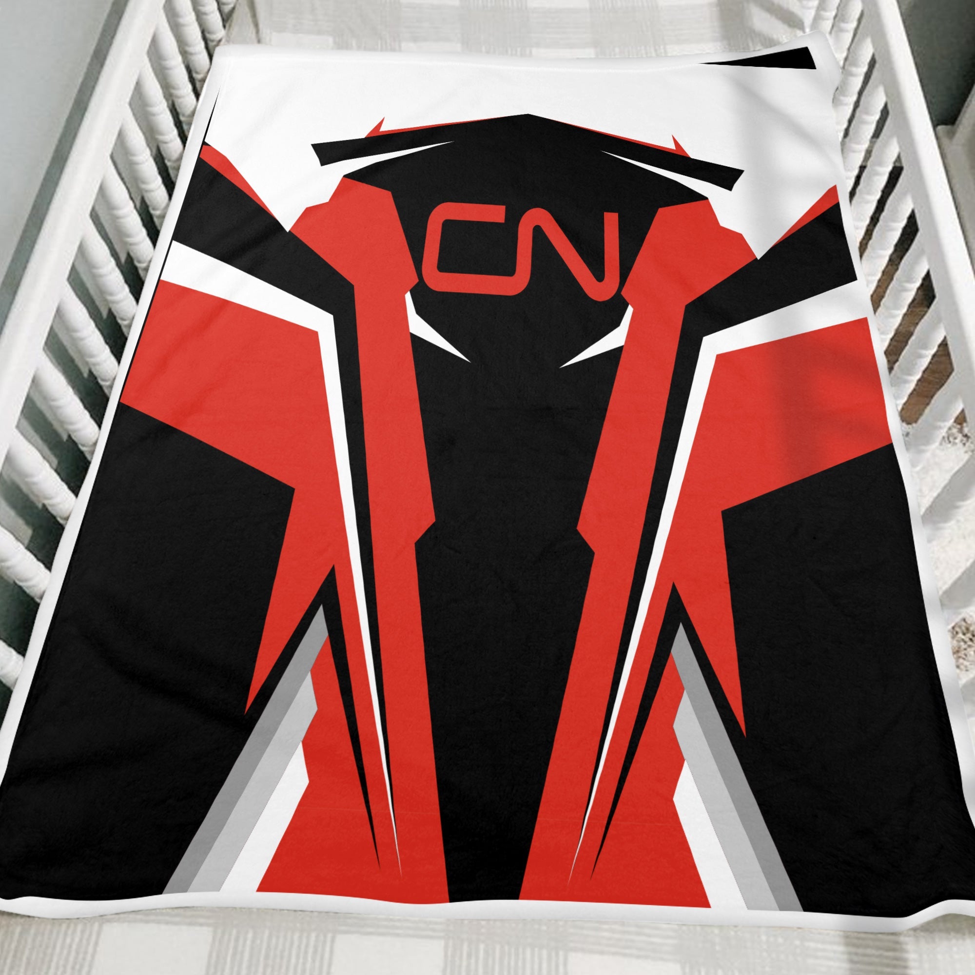 Railspirit Personalized Canadian National Railroad Blanket Strong Line Train Blanket Gift Idea For Train Lover