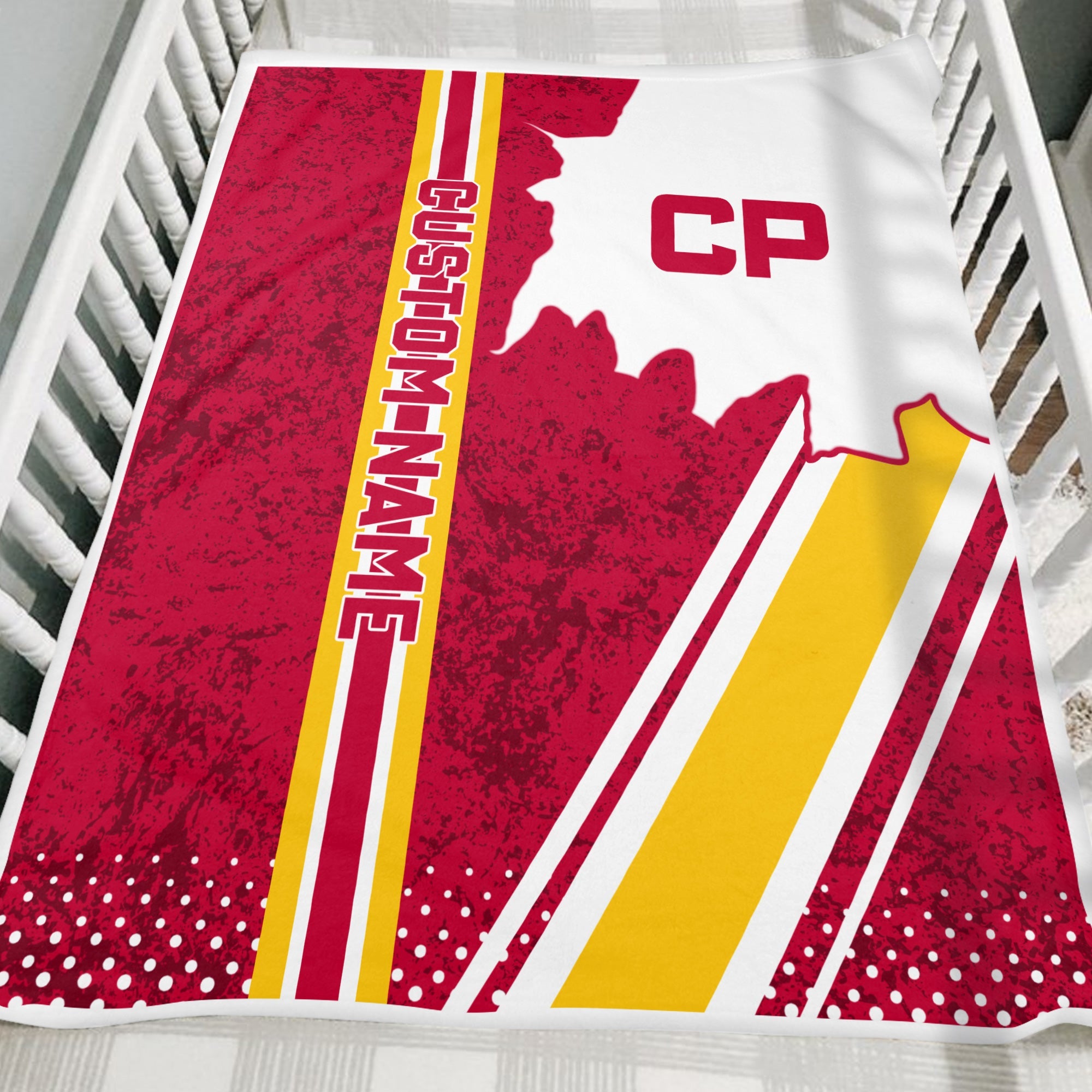 Railspirit Personalized Canadian Pacific Railroad Blanket Vintage All Over Printed Blanket