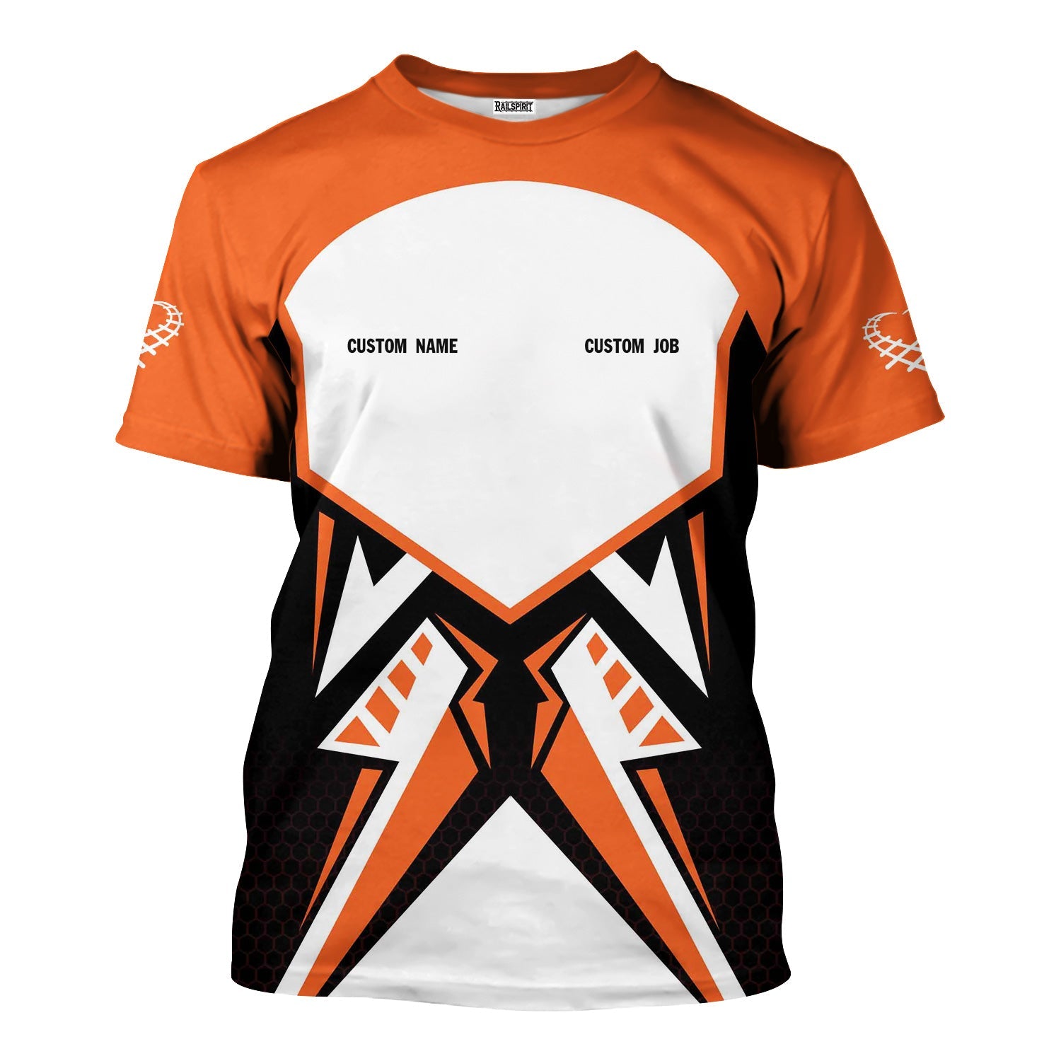 Railspirit Personalized Wheeling And Lake Erie Railroad T-Shirt Vibriant Style with Custom Position Train Shirt