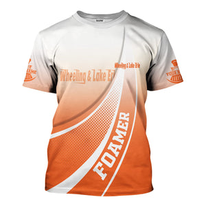 Railspirit Personalized Wheeling And Lake Erie Railroad T-Shirt Railway-Themed Style Shirt Gift Idea For Trainspotter
