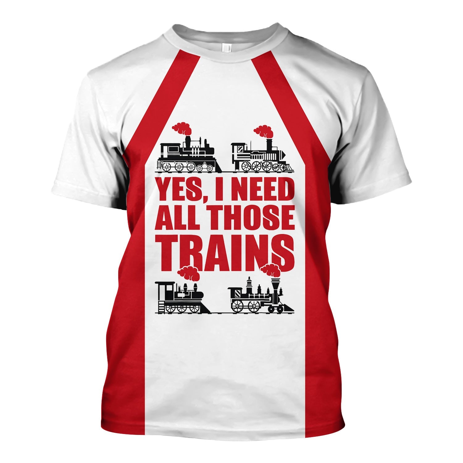 Railspirit Custom Name Green Bay & Western Railroad T Shirt Yes I Need All Those Train Printed Shirt